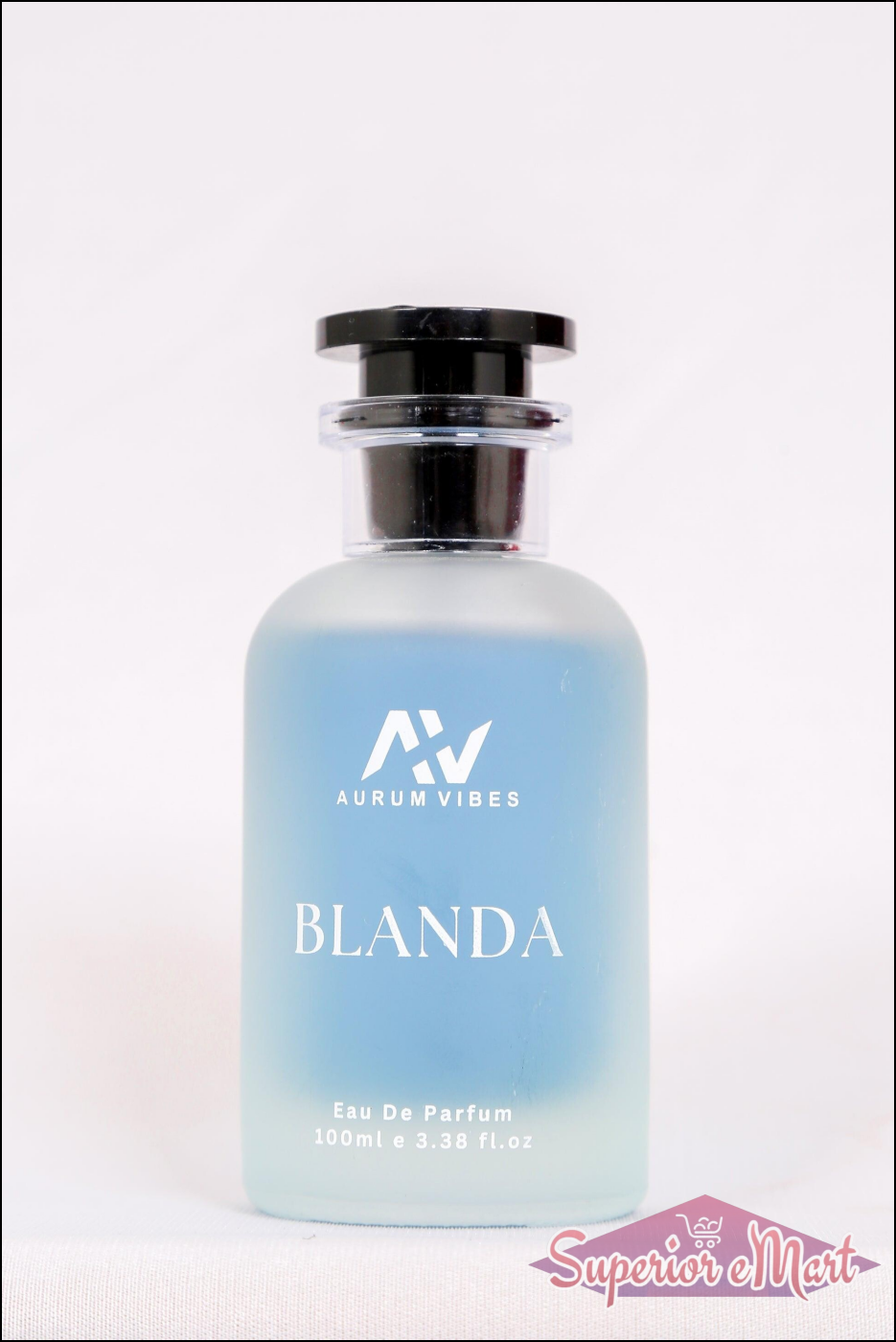 Blanda men's perfume 100ml in an elegant glass bottle with a minimalist design
