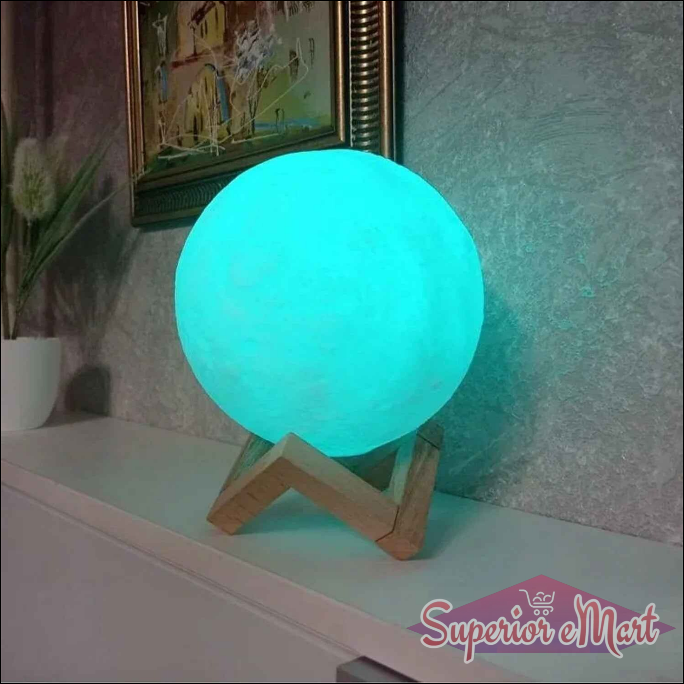 Blue Moon Night Lamp - Superior eMart