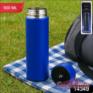 Blue Vacuum Insulated Water Bottle (1 Pc  500ml) - Superior eMart