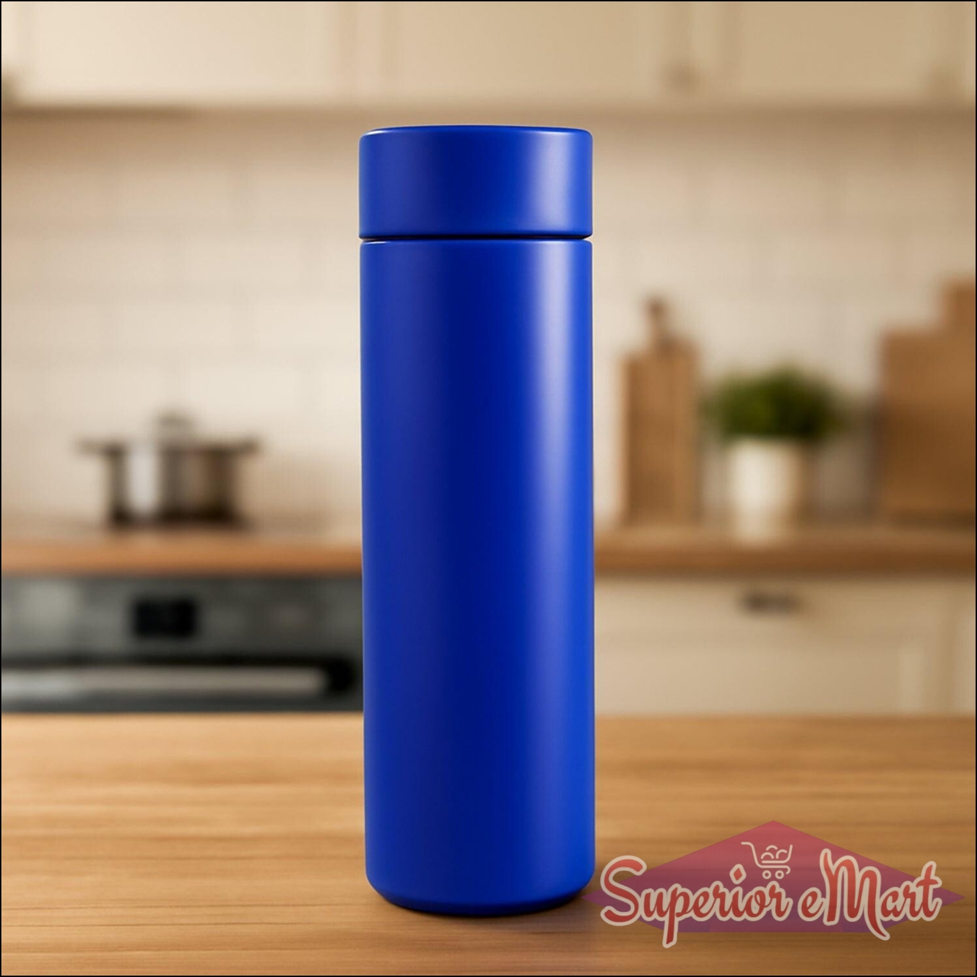 Blue Vacuum Insulated Water Bottle (1 Pc  500ml) - Superior eMart