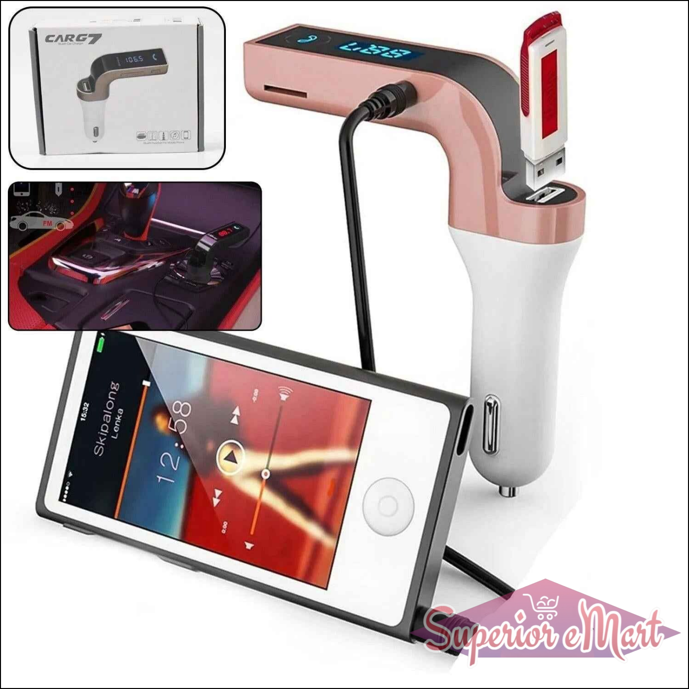 Bluetooth FM Transmitter - Superior eMart