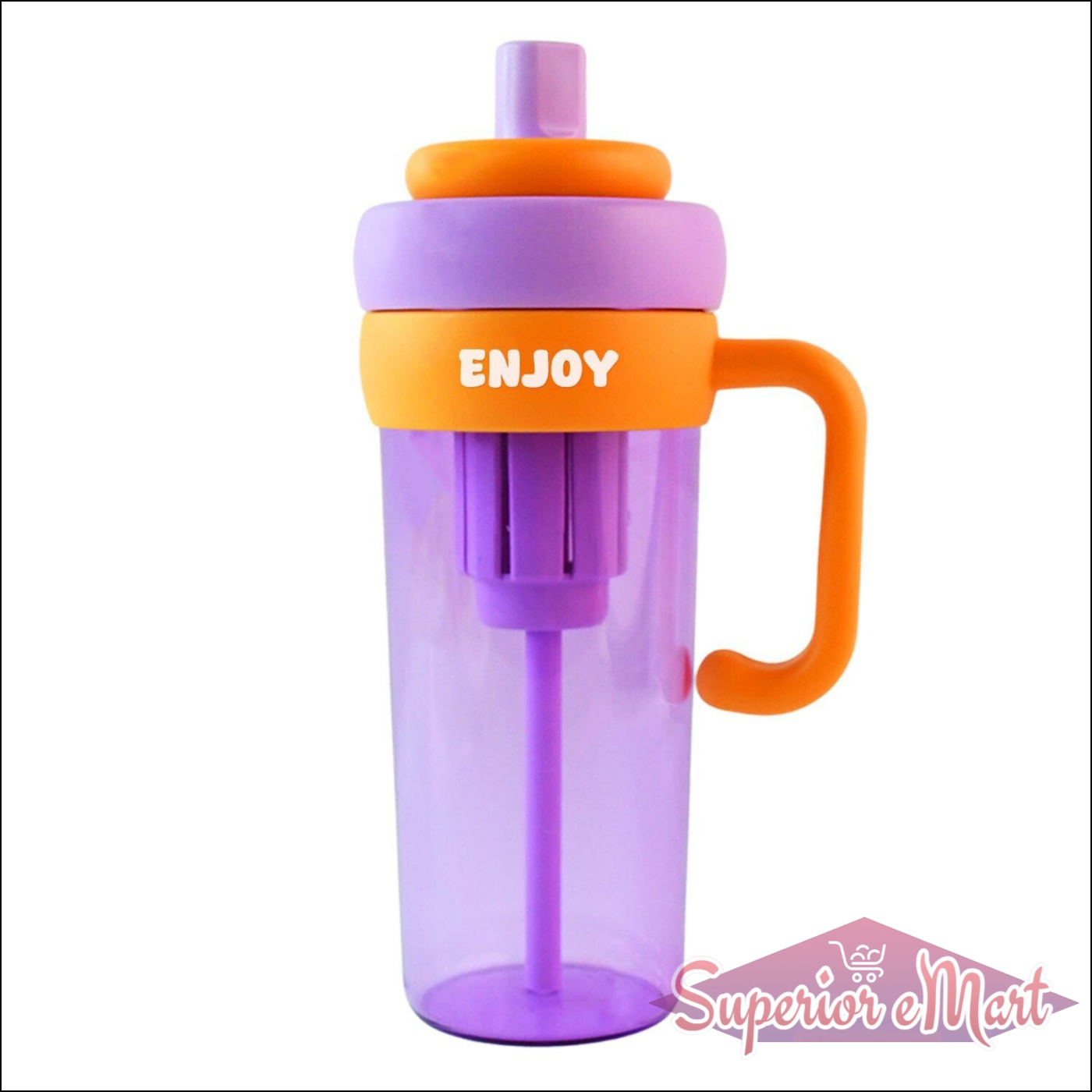 BPA-Free Hydration Bottle 600ml with Handle - Superior eMart