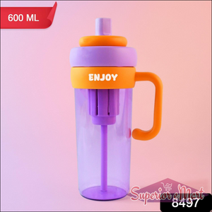 BPA-Free Hydration Bottle 600ml with Handle - Superior eMart