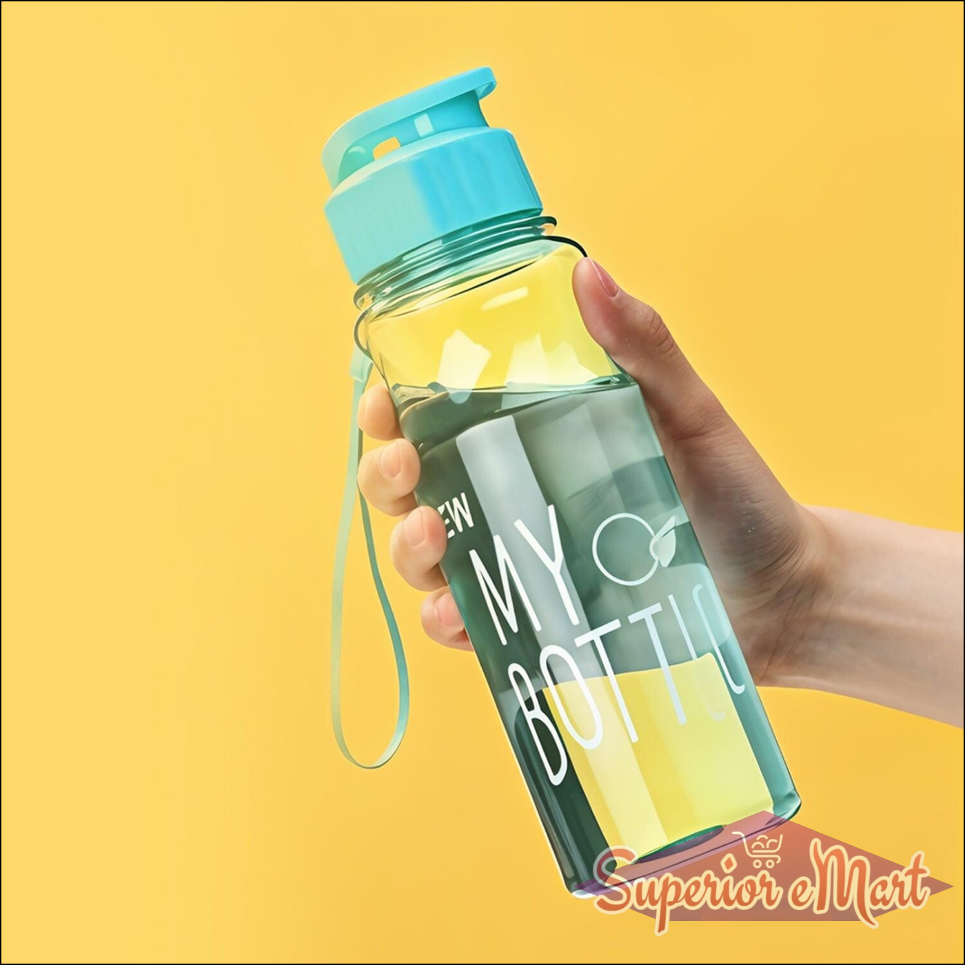 Bpa-free Sports Water Bottle (Approx. 400 Ml  1 Pc) - Superior eMart