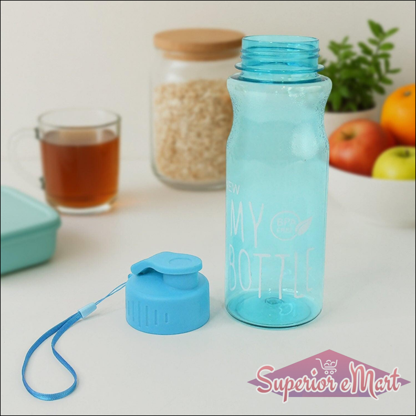 Bpa-free Sports Water Bottle (Approx. 400 Ml  1 Pc) - Superior eMart