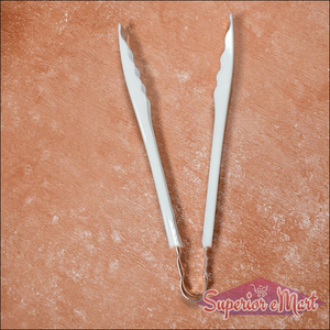 Durable kitchen bread tongs with a sleek design for easy handling of bread and pastries