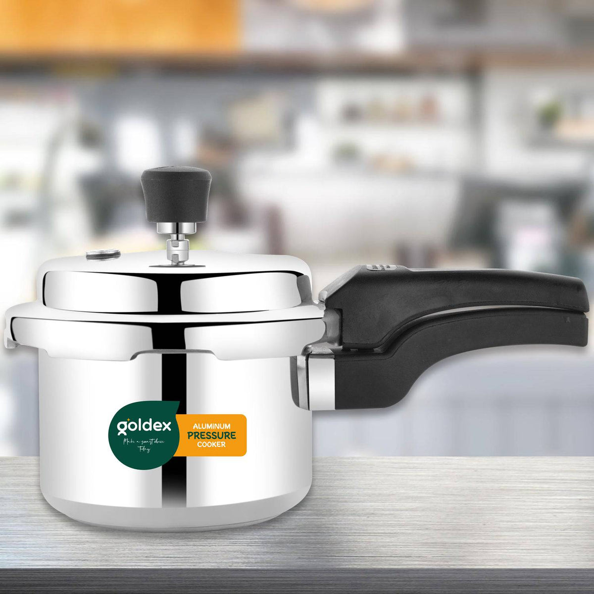 Aluminium Classic Goldex Pressure Cookers With Outer Lid (2 Litres) - Superior eMart