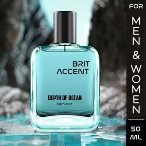 Brit Accent Depth of Ocean 50ml EDT long lasting unisex perfume for men and women