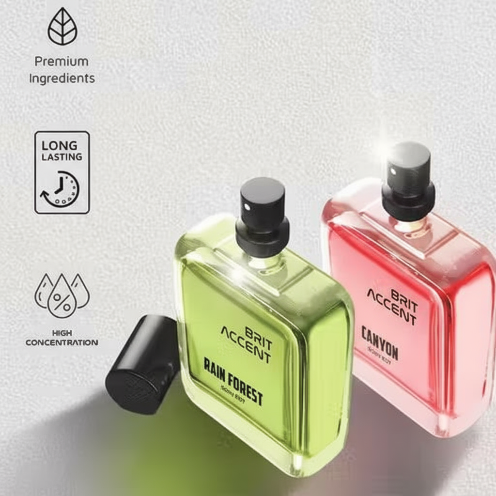 Superior eMart unisex long-lasting perfume collection featuring Rain Forest and Canyon scents