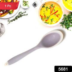 Multipurpose Silicone Spoon, Silicone Basting Spoon Non-Stick Kitchen Utensils H - 5681_silicone_cooking_spoon_1pc_no83