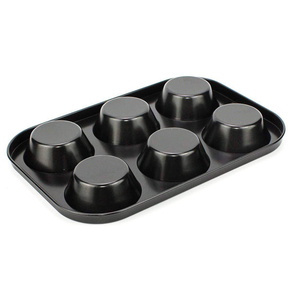 2210 Non-stick Reusable Cupcake Baking Slot Tray For 6 Muffin Cup - Superior eMart