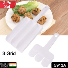 Small Multifunction Fritters Maker - Creative Fritters Scoop Multi-Function Ball - 5913a_fritters_maker_2pc_set_3grid