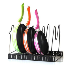 Multipurpose Pan  Pot Organizer Rack (1 Pc) - Superior eMart