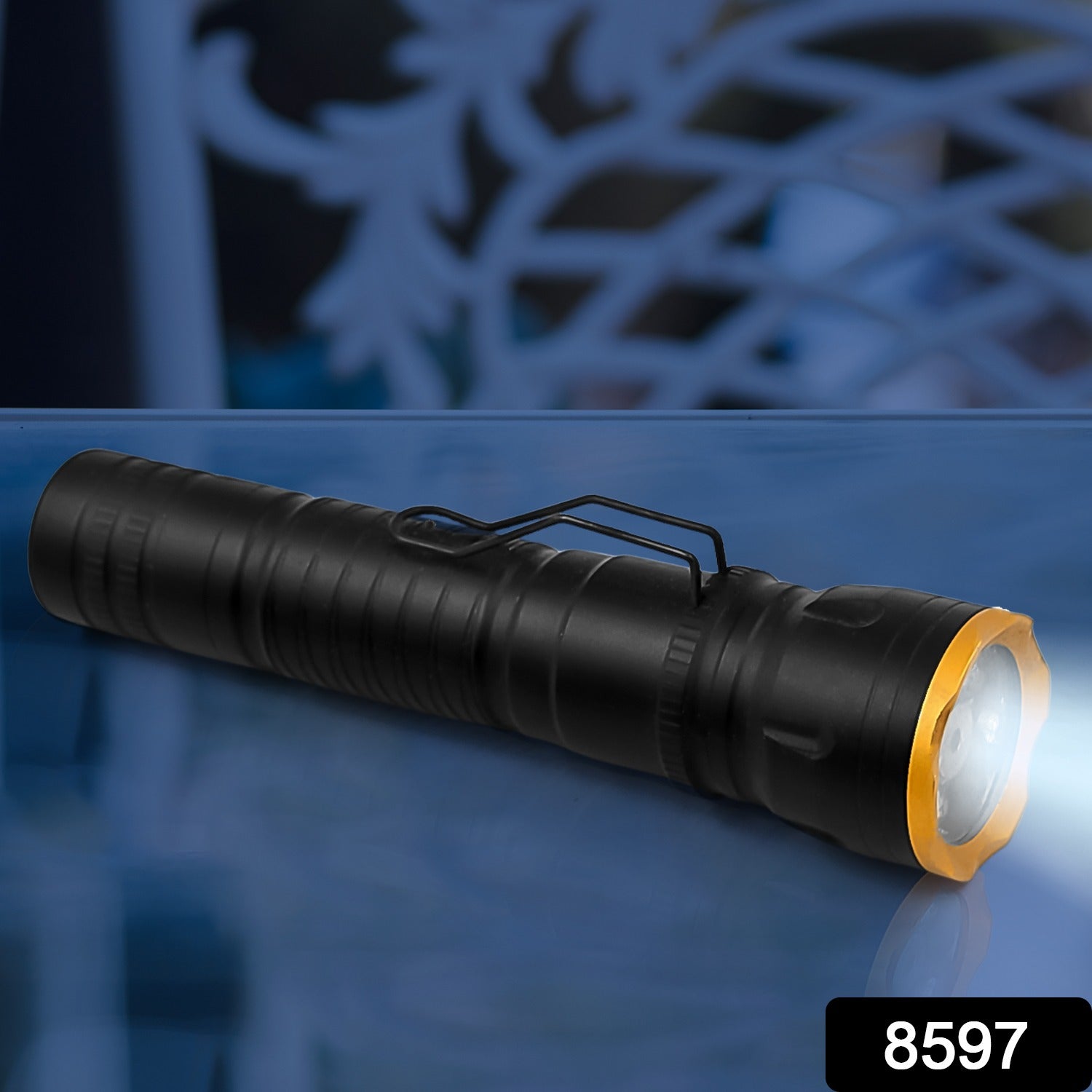 2in1 5 LED With 1 Laser Light Portable Mini Torch / Flashlight LED Powerful Hig - 8597_5led_torch_light_1pc_no4