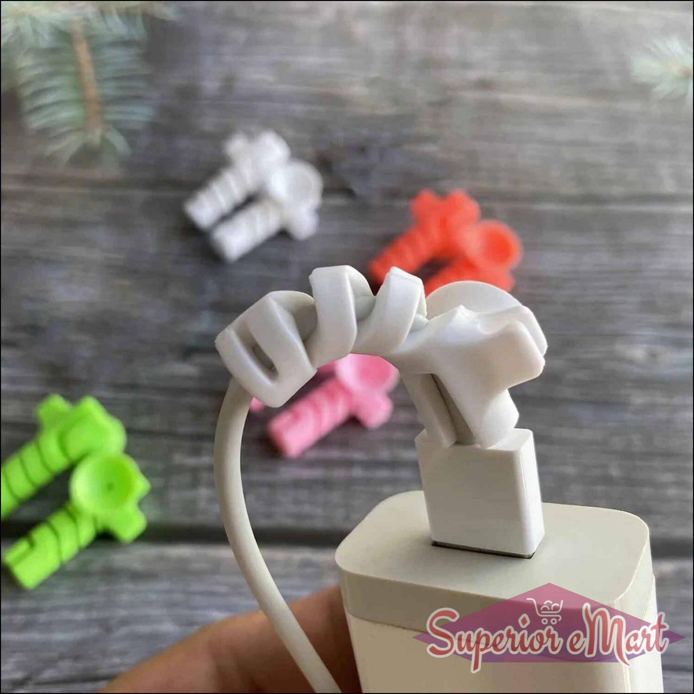 Cable Cord Protector Set - 4 Pcs - Superior eMart