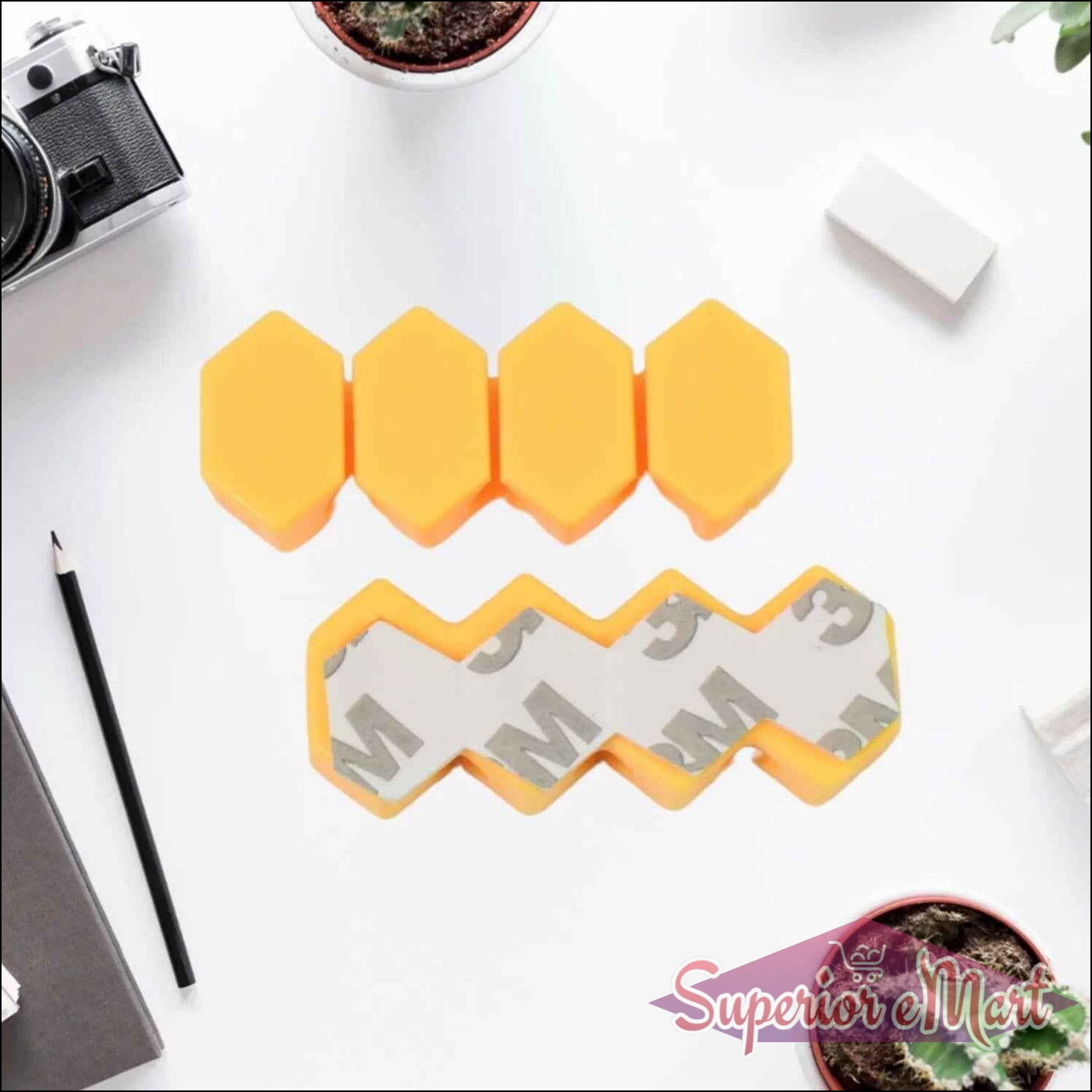 Cable Organizer Self Adhesive Mix 8 Pcs - Superior eMart