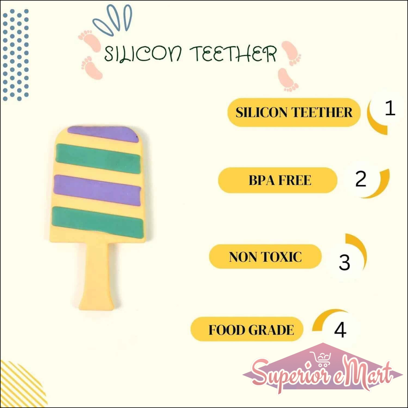 Candy Shape Teether - Superior eMart
