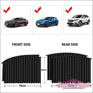 Car Window Sunshade Curtains Set - Superior eMart