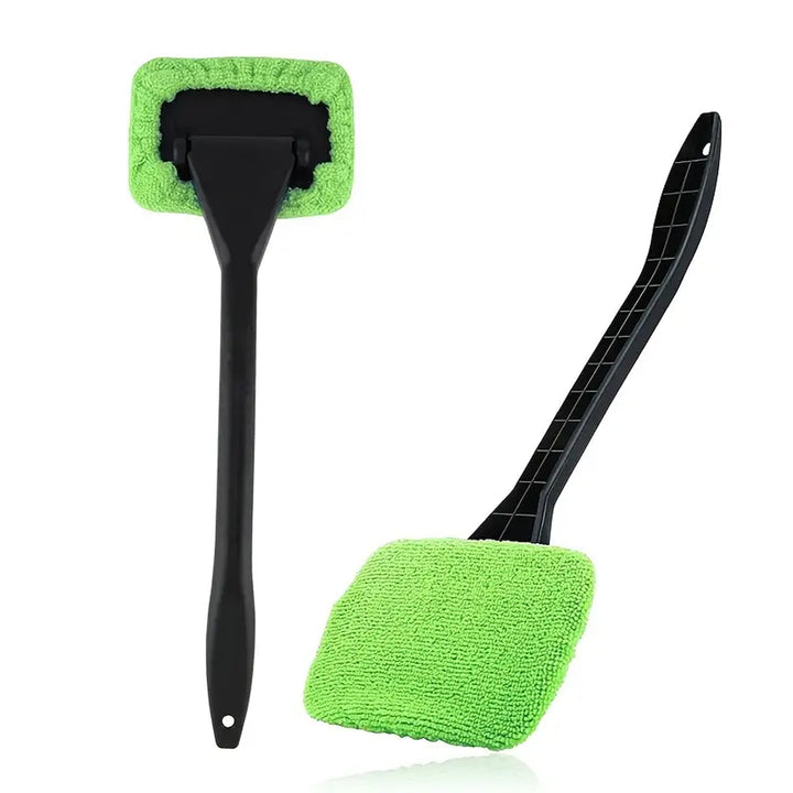 Superior eMart car windshield glass cleaner with ergonomic handle and microfiber pad for streak-free shine
