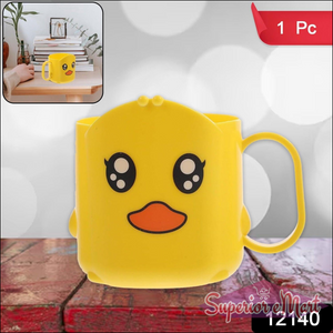Cartoon Toothbrush Cup - Cute Duck Design - Superior eMart