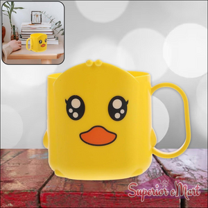 Cartoon Toothbrush Cup - Cute Duck Design - Superior eMart