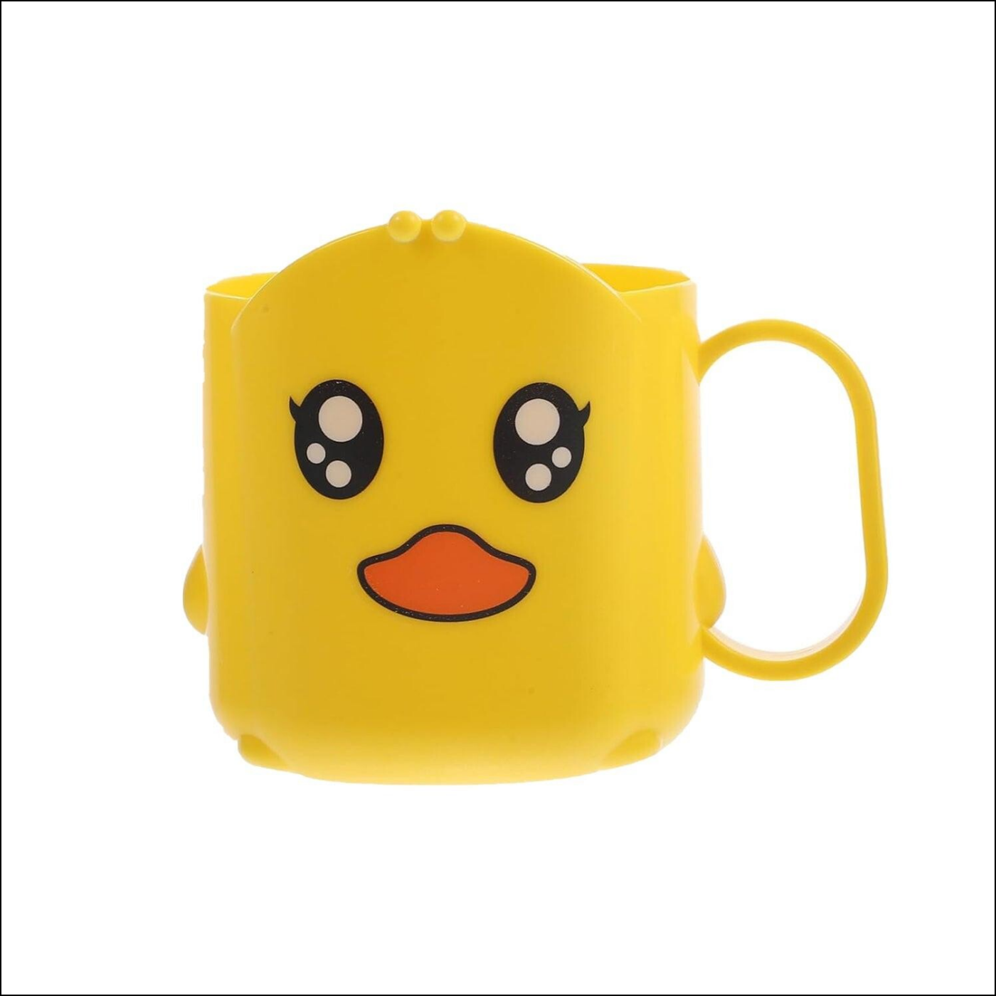 Cartoon Toothbrush Cup - Cute Duck Design - Superior eMart