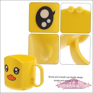 Cartoon Toothbrush Cup - Cute Duck Design - Superior eMart