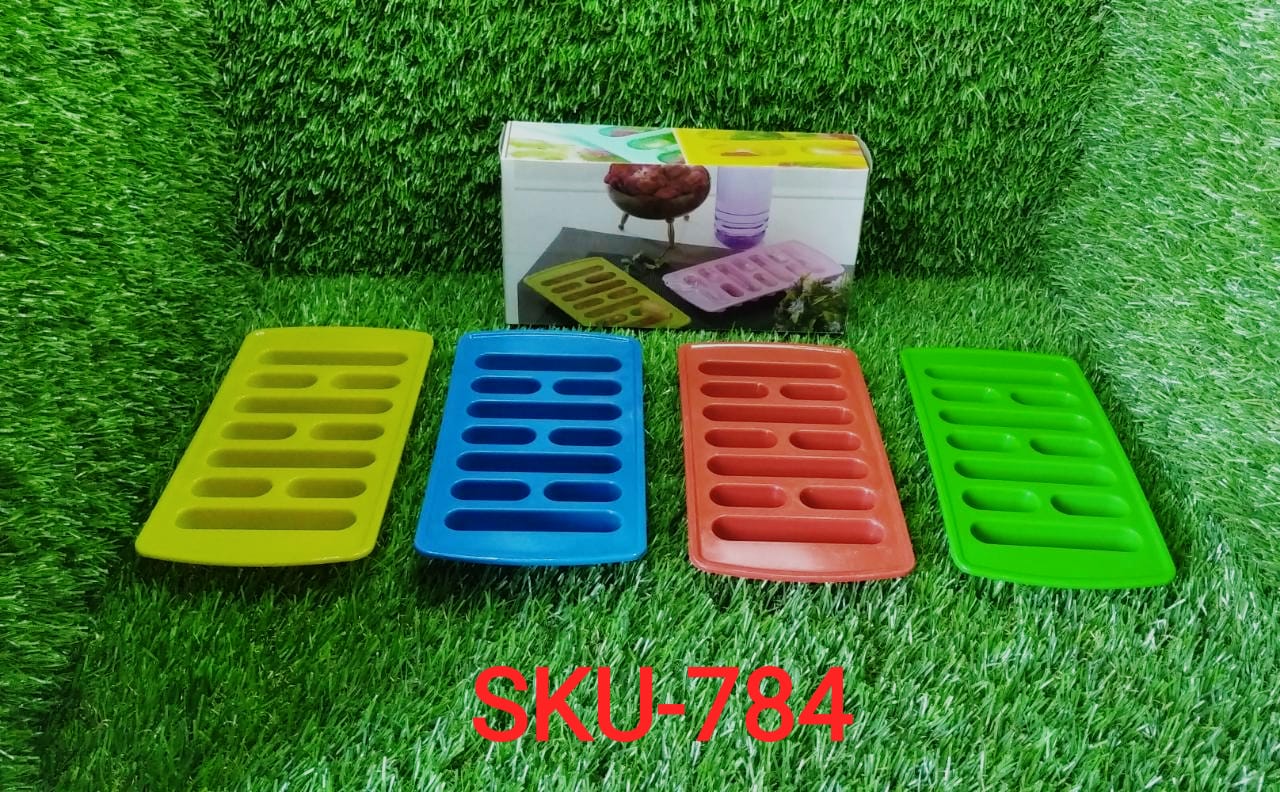 4 Pc Fancy Ice Tray used widely in all kinds of household places while making ic - 0784_4pc_fancy_ice_tray