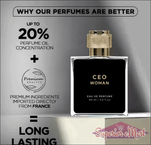 CEO Man & CEO Woman Perfume Combo | Premium Eau De Parfum for Men & Women | Long-Lasting Luxury Fragrance | Pack of 2 | 60ml Each