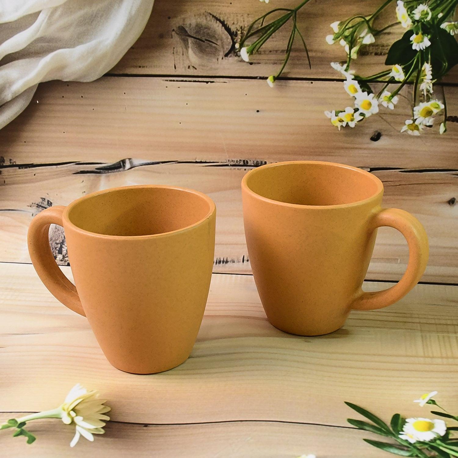 Stylish ceramic coffee and tea mugs set in earthy shades perfect for daily use or gifts