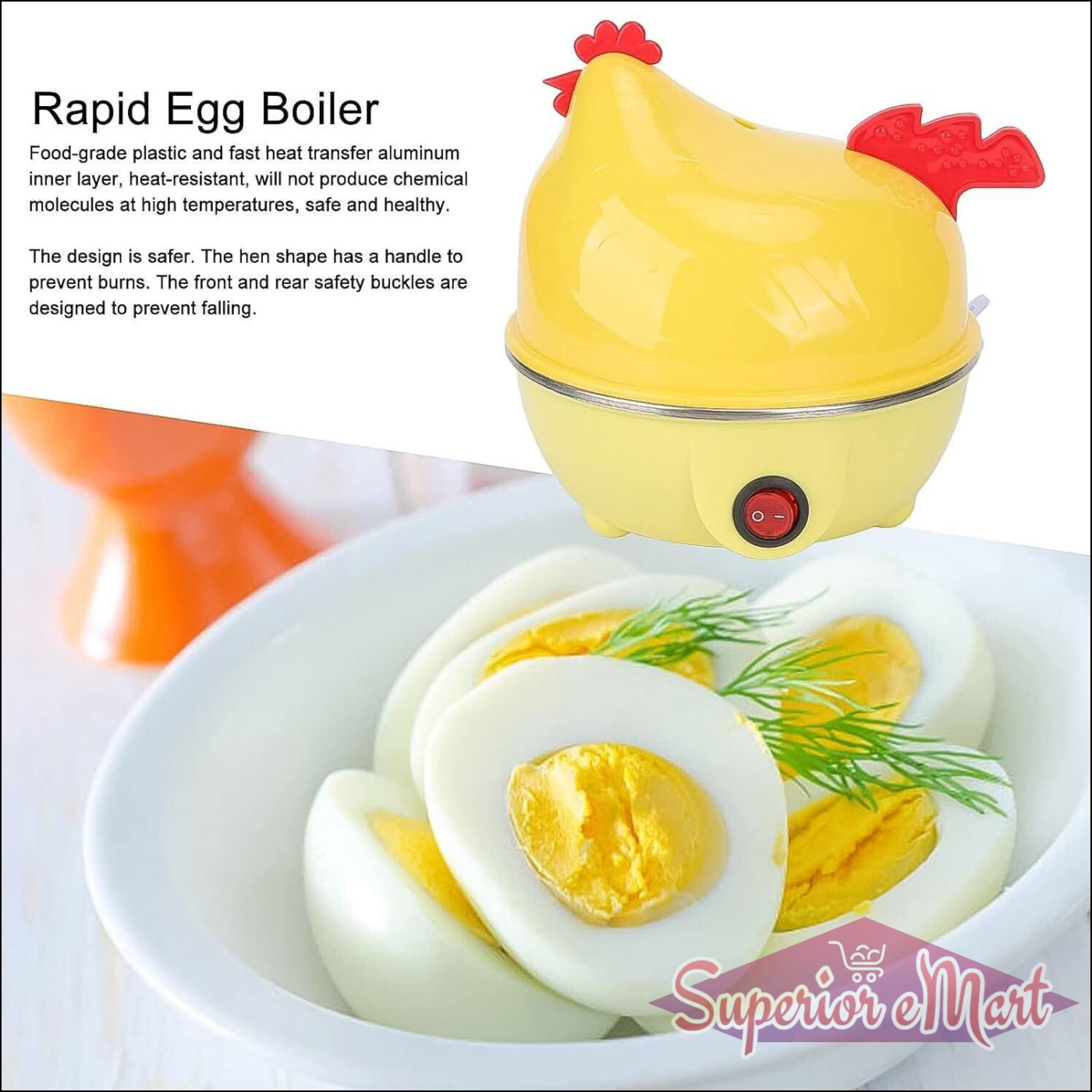 Chicken Shaped Egg Cooker - Superior eMart
