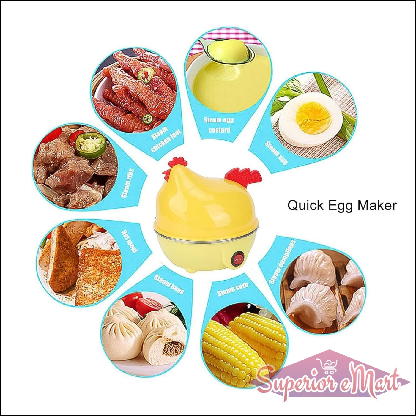 Chicken Shaped Egg Cooker - Superior eMart