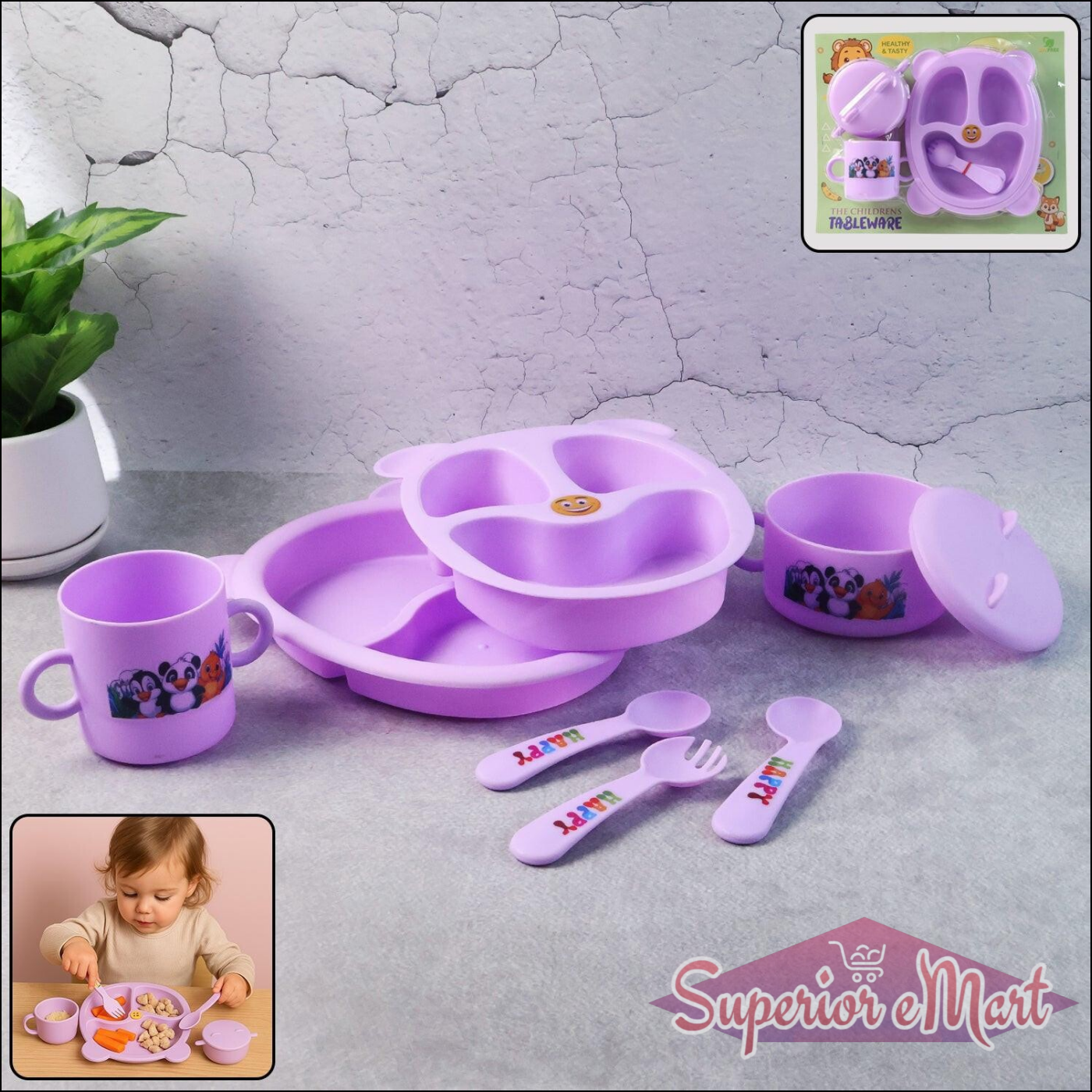 Childrens Tableware Dining - (Set) - Superior eMart