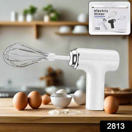 2813 Wireless Hand Mixer Charging Handheld  2pc Portable Whisk Mini High Power Beater Baking Hand Held Mixer Portable Kitchen Blender. - Superior eMart