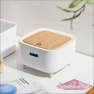 Classy Desktop Push Button Trash Bin - Superior eMart