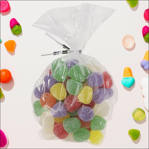 Clear Cookie Bags | Gift Bag | Clear Flat Treat Bags (50 Pc Set) - Superior eMart
