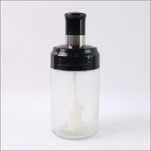 Superior eMart glass oil dispenser with brush for easy cooking and precise oil application