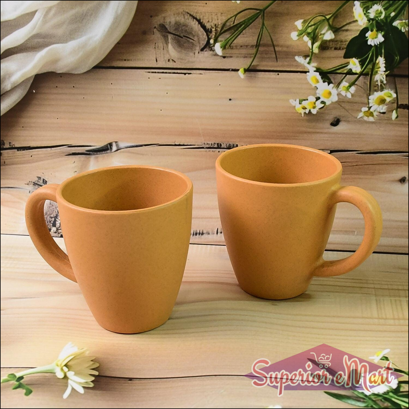 Stylish ceramic coffee and tea mugs set in earthy shades perfect for daily use or gifts