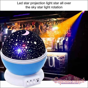Color Changing Star Projector Lamp