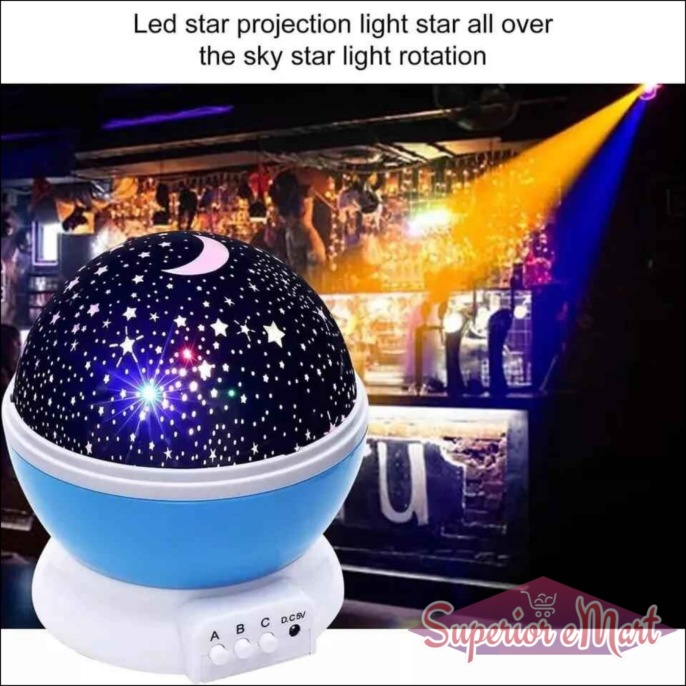 Color Changing Star Projector Lamp