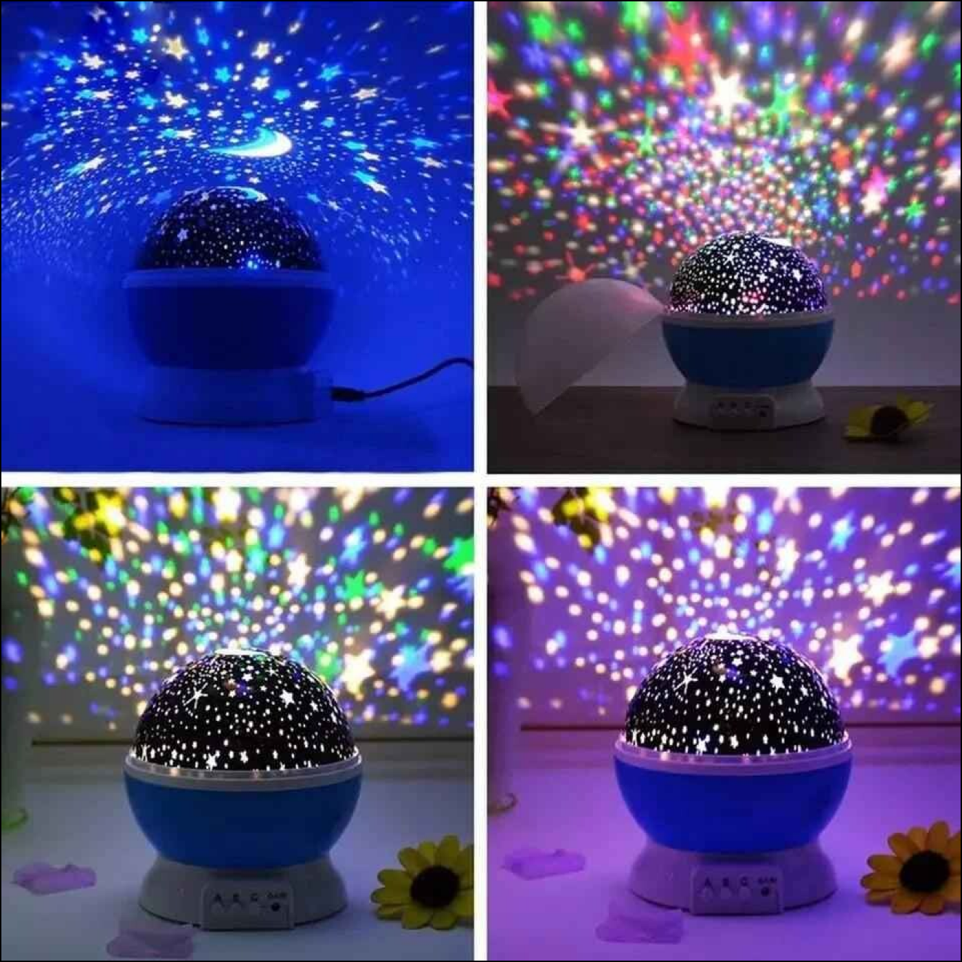 Color Changing Star Projector Lamp