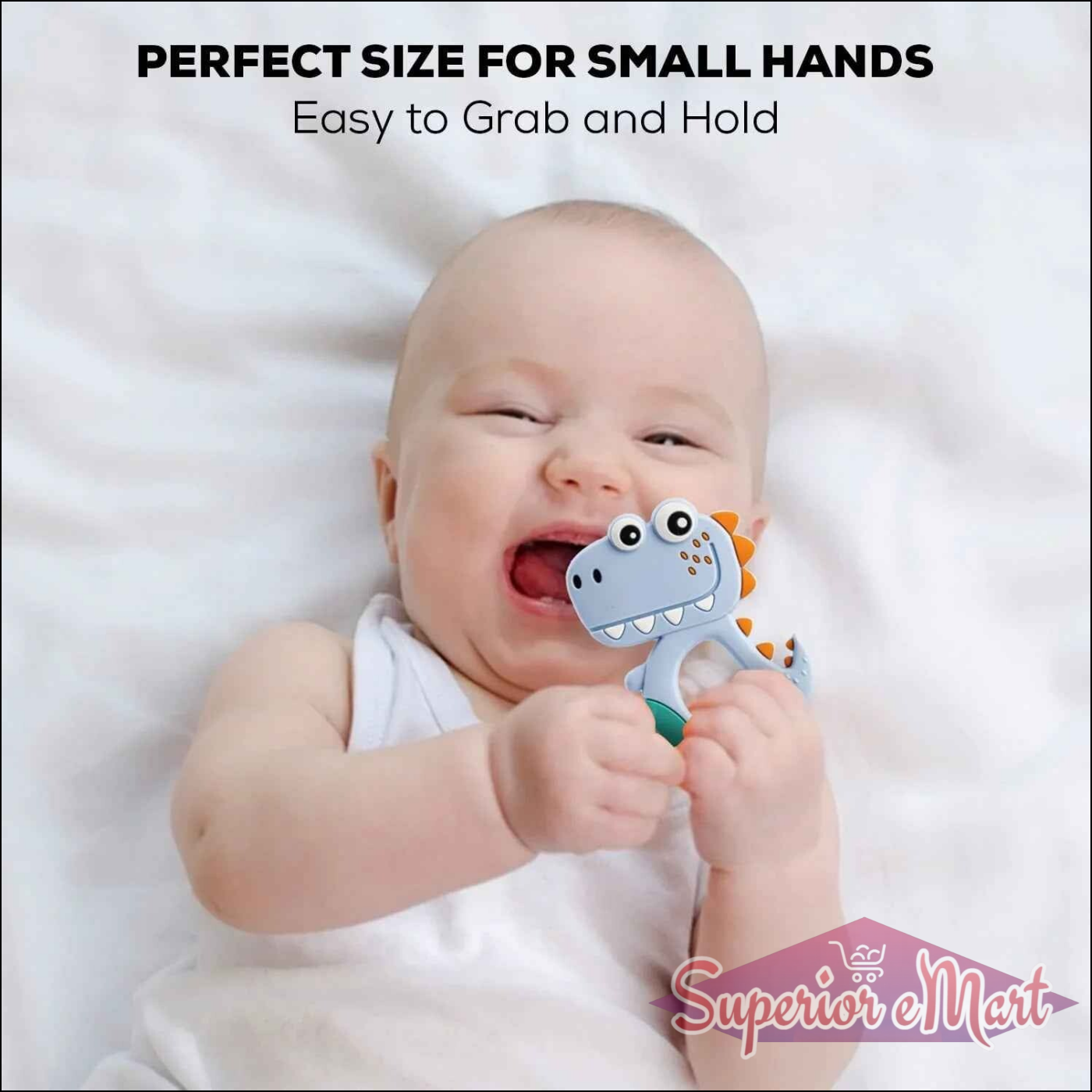 Colorful Dinosaur Teether for Infants - Superior eMart