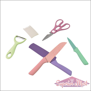 Colorful Kitchen Knives 6 Pcs - Superior eMart