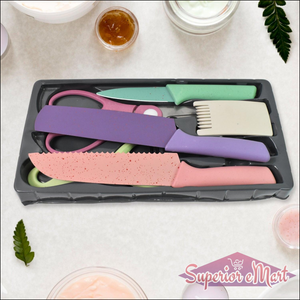 Colorful Kitchen Knives 6 Pcs - Superior eMart