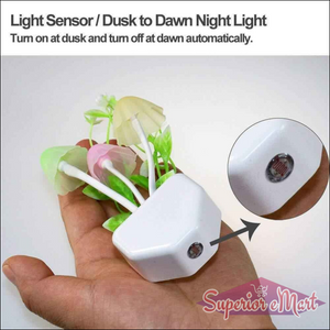 Colorful Mushroom Night Light Decor - Superior eMart