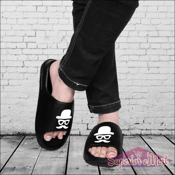 Comfortable Men's Slider Black - Superior eMart