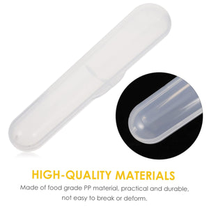 Durable transparent compact cutlery holder made from food grade PP material for baby care