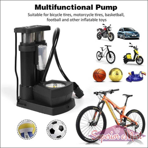 Compact Foot Pump for Bikes - Superior eMart