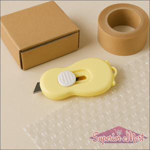 Compact Mini Safety Cutter With Retractable Blade - (1 Pc) - Superior eMart