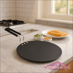 Compact Non-stick Flat Roti Tawa (9 Inch-1 Pc) - Superior eMart